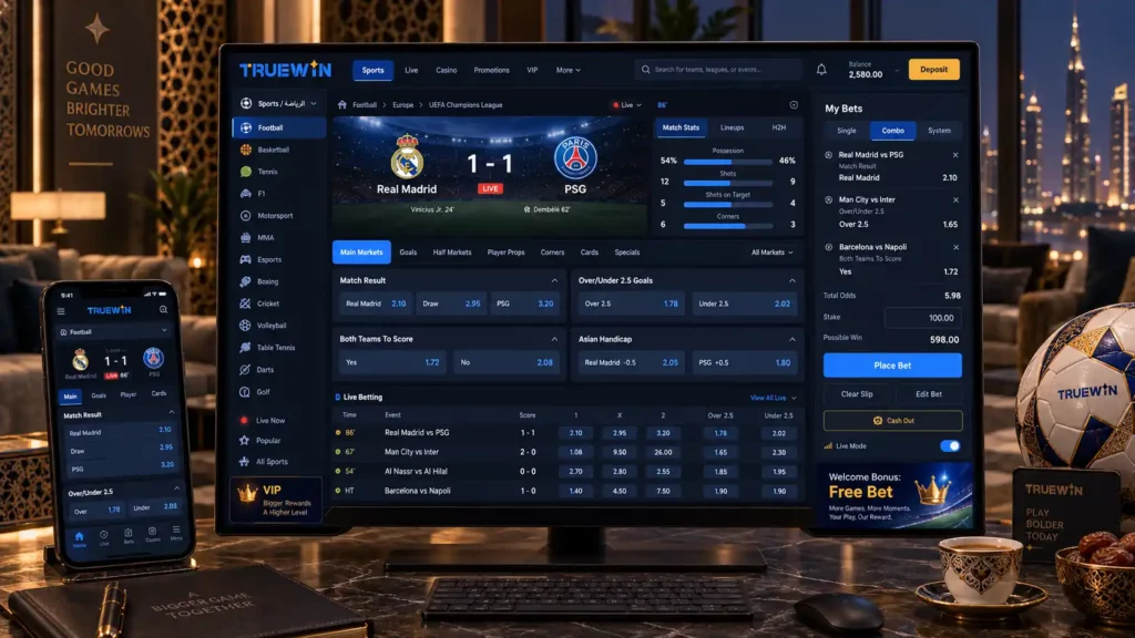 truewin main screen