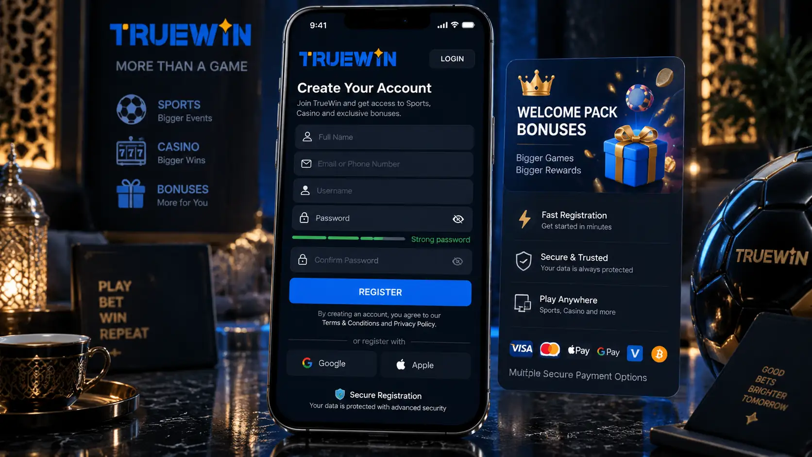 truewin register